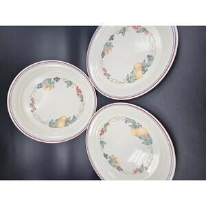 ​Set of 3 Vintage Corelle by Corning Abundance Dinner Plates